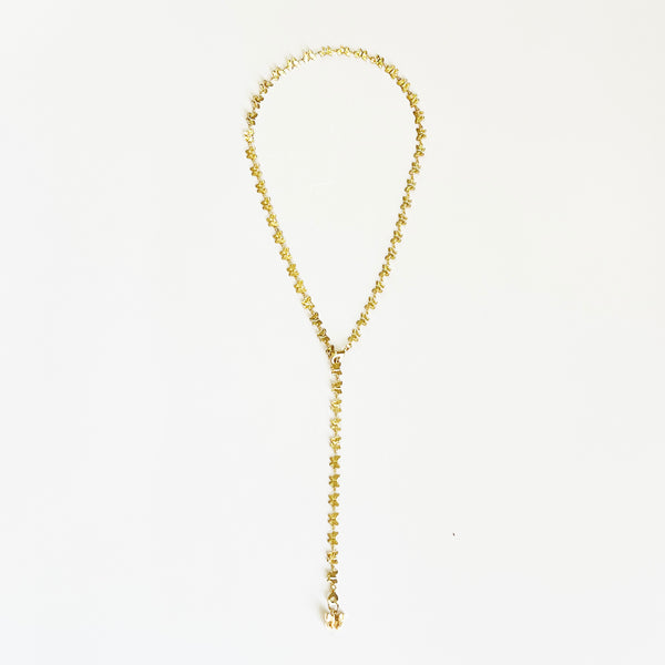 Jennifer Croll Exclusive 14K Gold Plated "Butterfly Lariat"