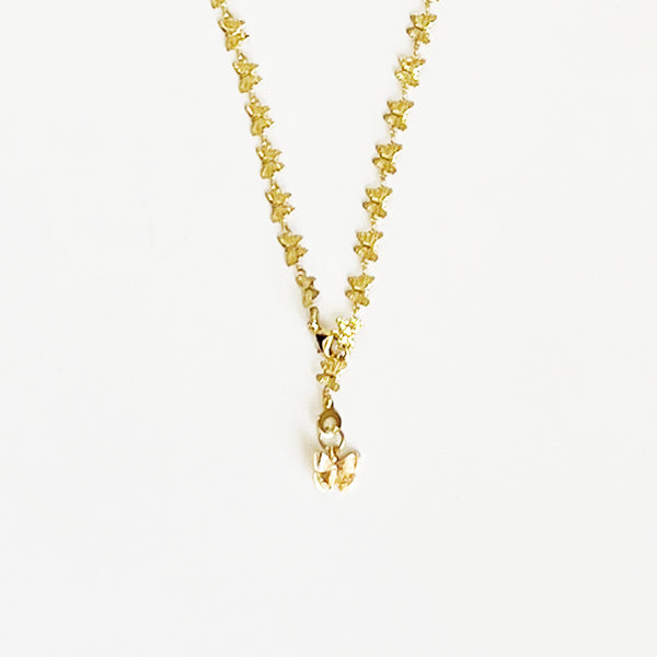 Jennifer Croll Exclusive 14K Gold Plated "Butterfly Lariat"