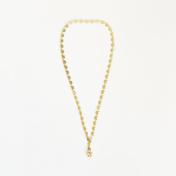 14K Gold-Plated Butterfly Lariat Necklace by Jennifer Croll