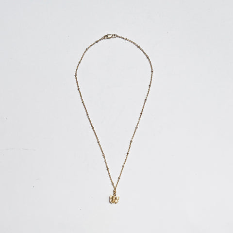 14K Gold-Plated Tiny Butterfly Necklace
